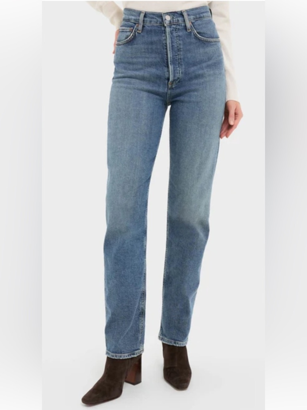 NWOT Agolde 90's Pinch Waist Long Jeans - Size 27 in Latitude Wash
